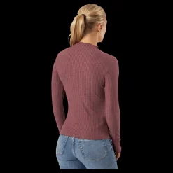 Only Emma L/s High Neck Top Noos Jr Rose Brown Lila Hot