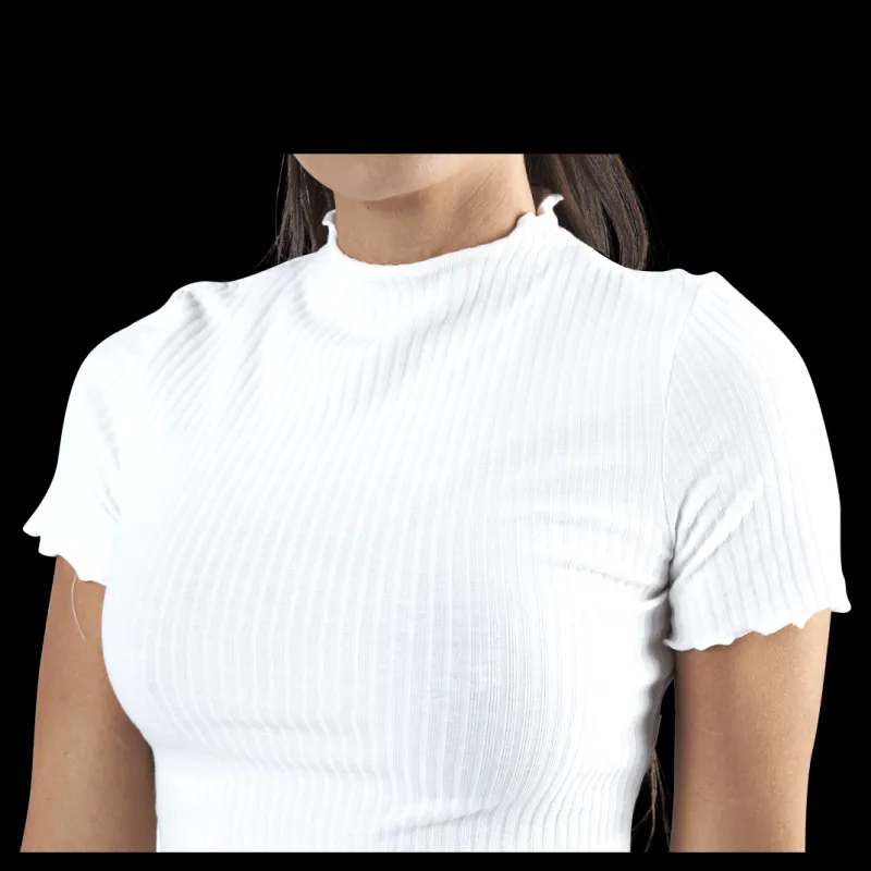 Only Emma S/S Highneck Top Jrs Beige Online
