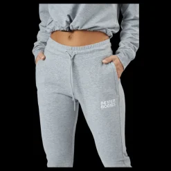 Better Bodies Empire Joggers Light Grey Melange Grå