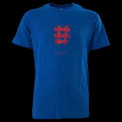 Clearance Nike England Tee Evergreen Crest Junior Blue Blå