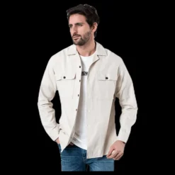 Jack & Jones Enok Shirt Ls Silver Clearance