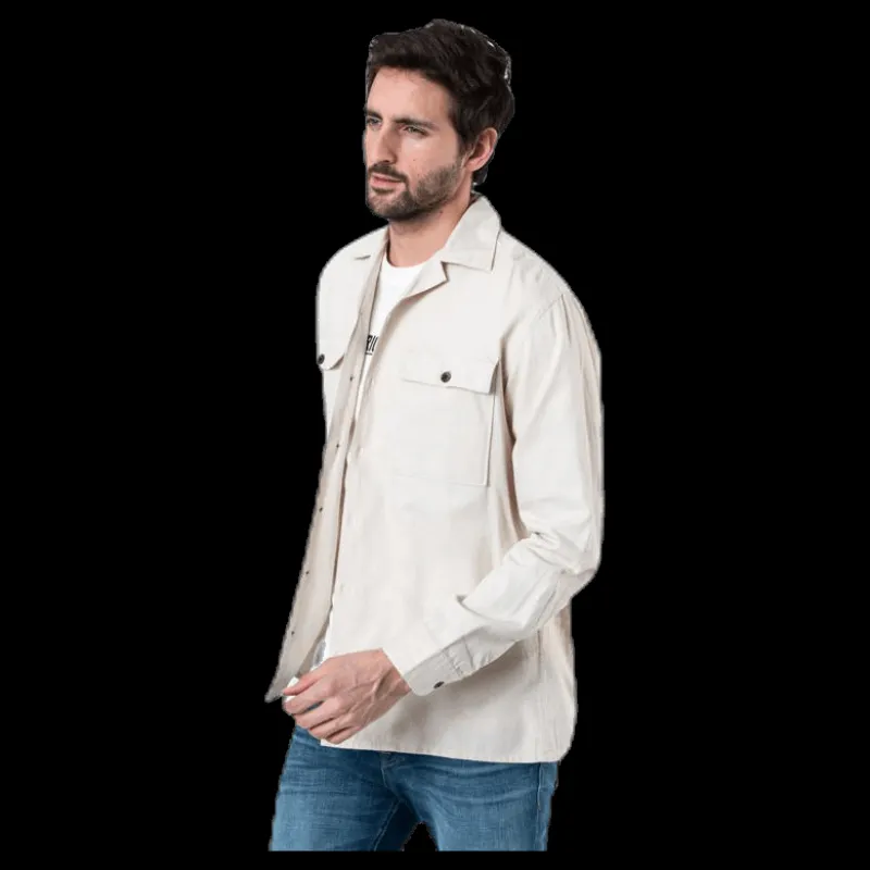 Jack & Jones Enok Shirt Ls Silver Clearance