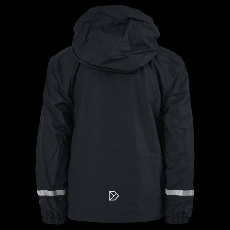 Didriksons Enso Kids Jacket 2 Blue Svart Clearance