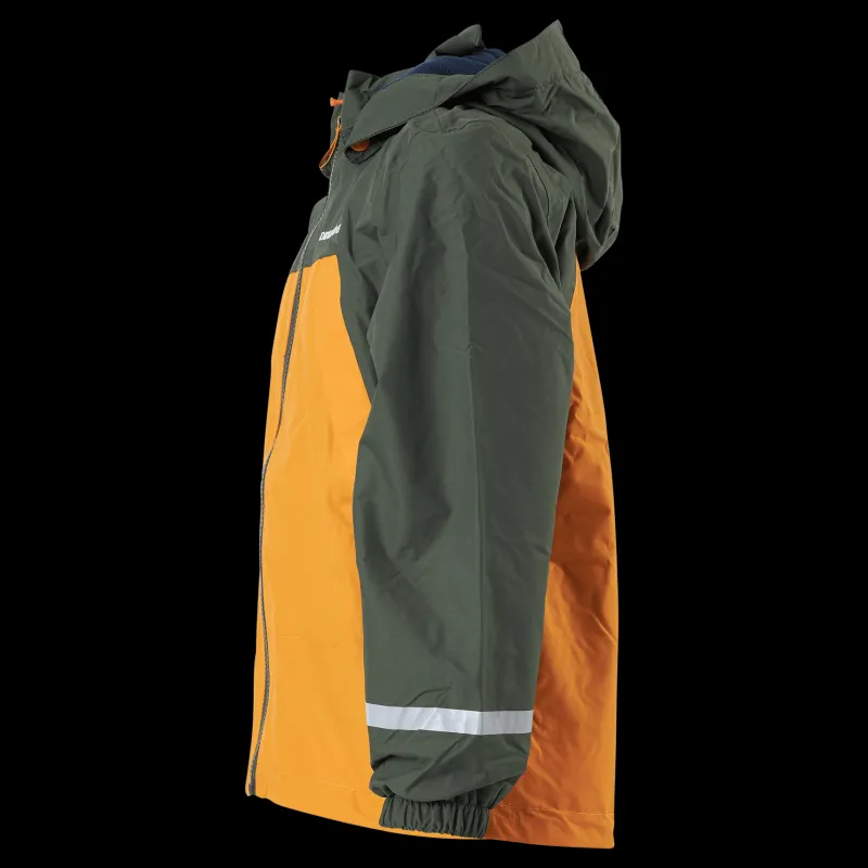 Didriksons Enso Kids Jacket 2 Yellow Flerfärgad Clearance