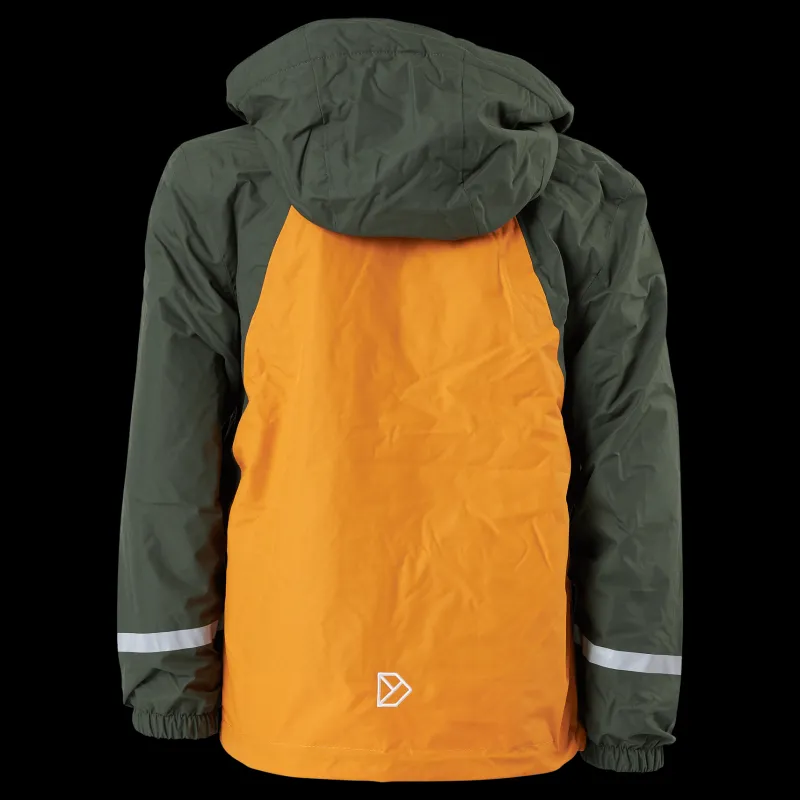 Didriksons Enso Kids Jacket 2 Yellow Flerfärgad Clearance