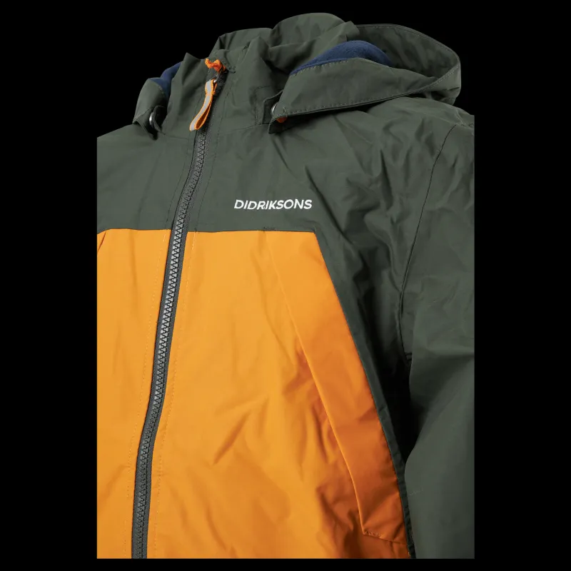Didriksons Enso Kids Jacket 2 Yellow Flerfärgad Clearance