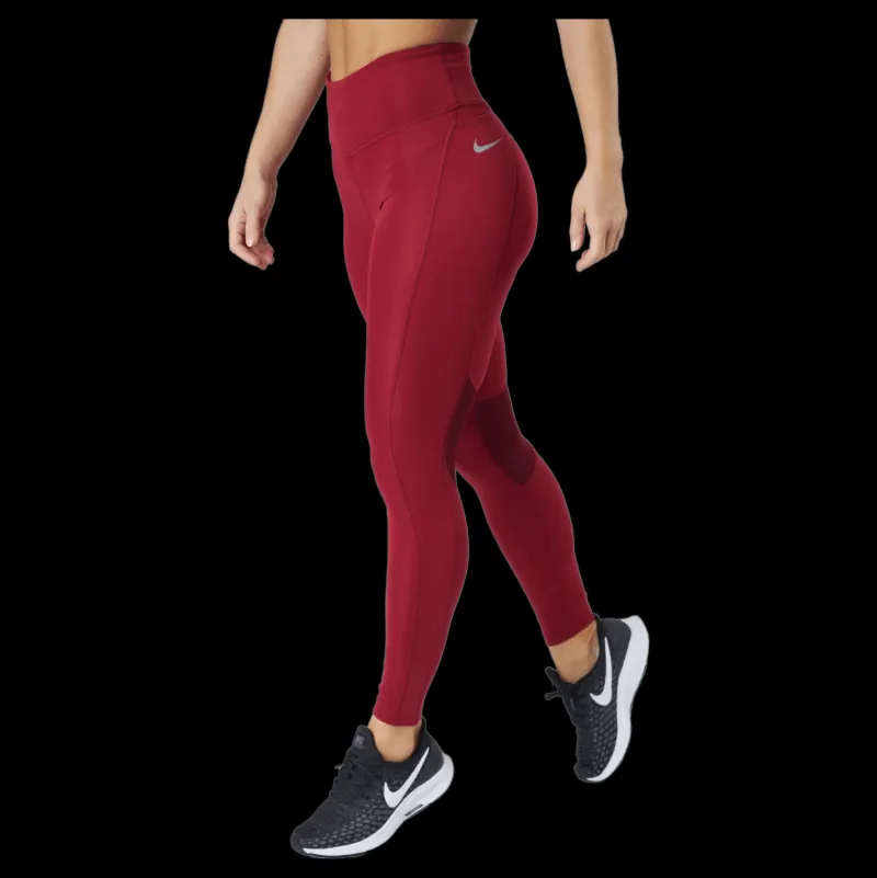Nike Epic Fast Women's Running Legg Pomegranate/reflective Silv Röd New