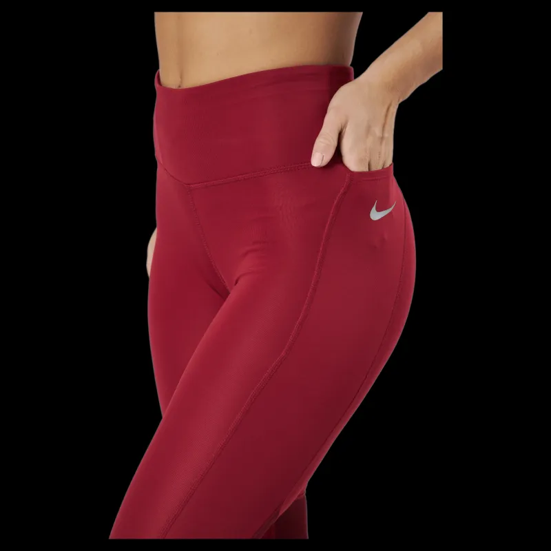 Nike Epic Fast Women's Running Legg Pomegranate/reflective Silv Röd New