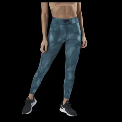 New Nike Epic Faster Run Division 7/8 Tight Green/Silver Blå