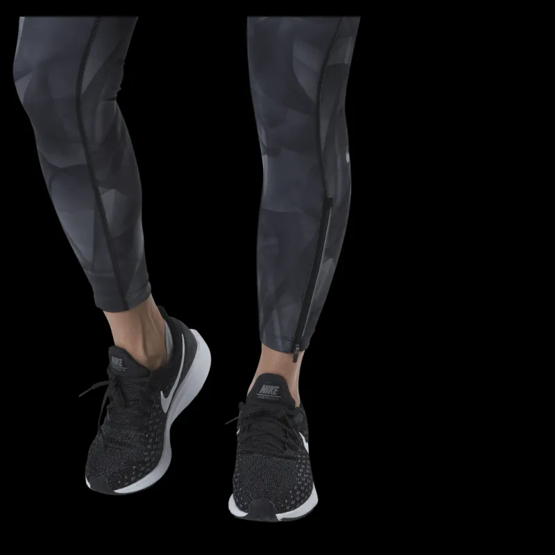 Nike Epic Faster Run Division 7/8 Tight Black/Silver Svart och Silver