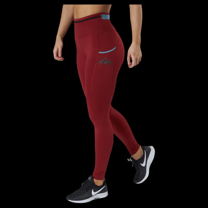 Nike Epic Luxe Trail Run Patterned Röd Sale