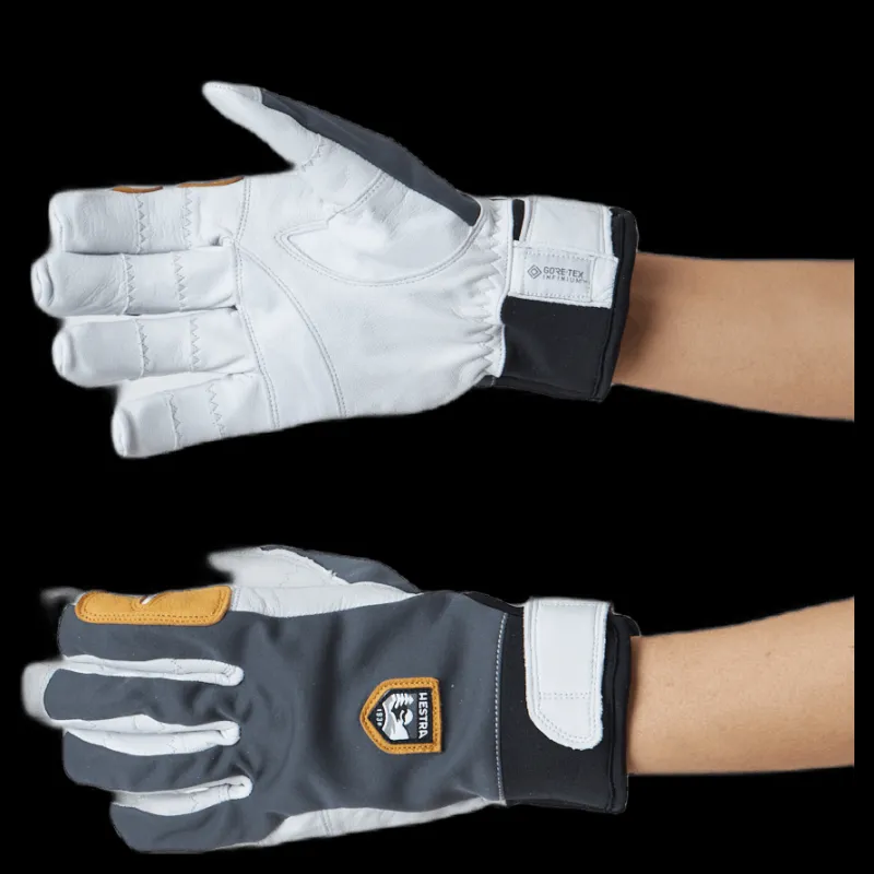 Hestra Ergo Grip Active - 5 Finger Grå / Offwhite Flerfärgad