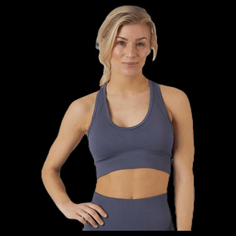 Norfolk Erica Seamless Sports Bra Blue Blå New