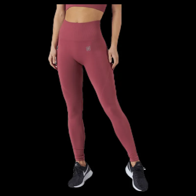 Norfolk Erica Seamless Tights Pink/Red Rosa och Röd