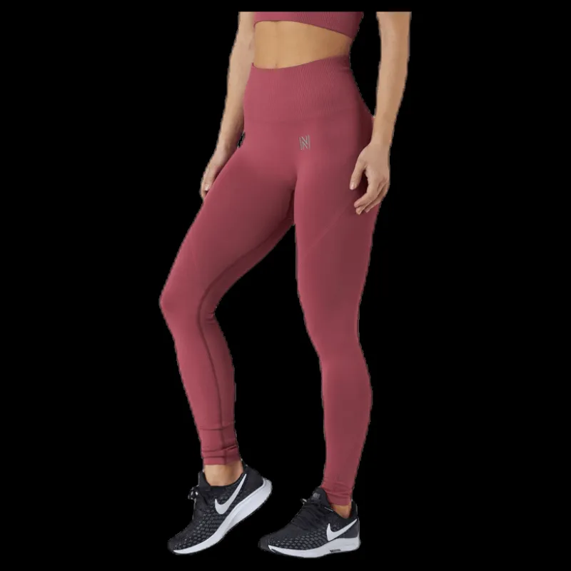 Norfolk Erica Seamless Tights Pink/Red Rosa och Röd
