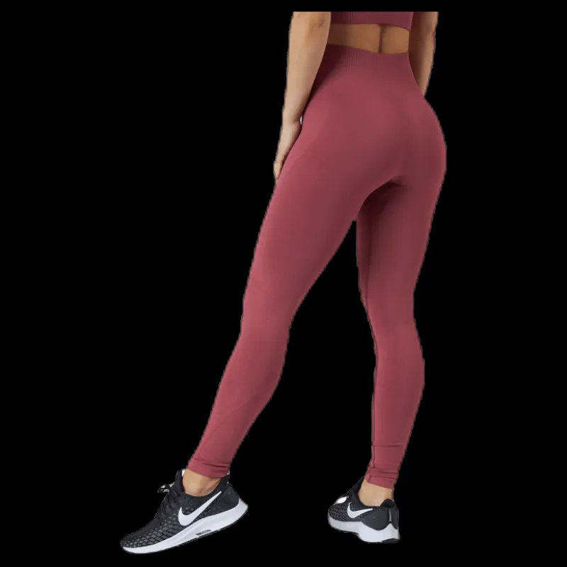 Norfolk Erica Seamless Tights Pink/Red Rosa och Röd