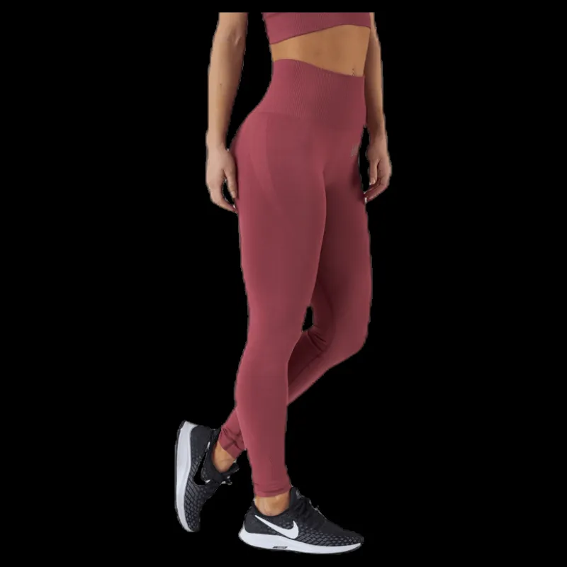 Norfolk Erica Seamless Tights Pink/Red Rosa och Röd