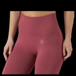 Norfolk Erica Seamless Tights Pink/Red Rosa och Röd