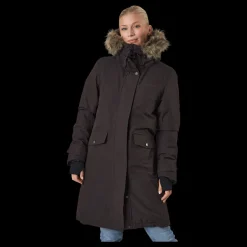 Didriksons Erika Wns Parka 3 Brown Svart Outlet