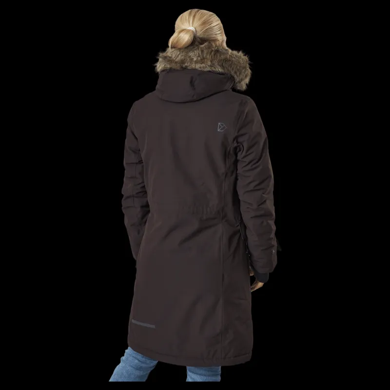 Didriksons Erika Wns Parka 3 Brown Svart Outlet