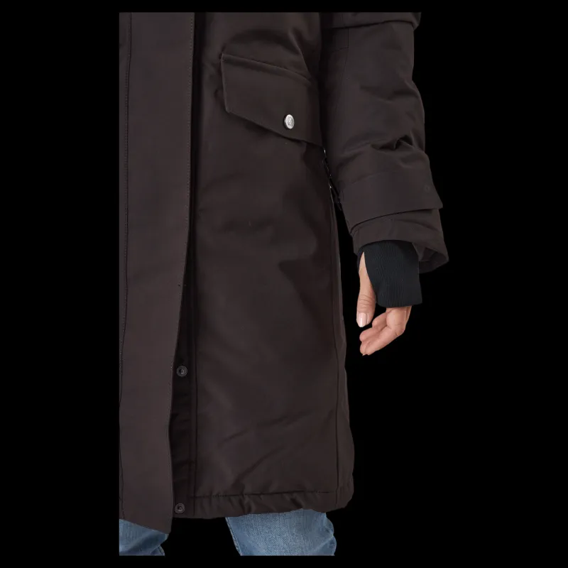 Didriksons Erika Wns Parka 3 Brown Svart Outlet