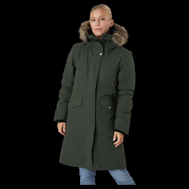 Didriksons Erika Wns Parka 3 Green Grön Discount