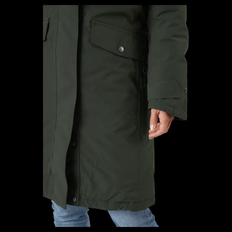 Didriksons Erika Wns Parka 3 Green Grön Discount