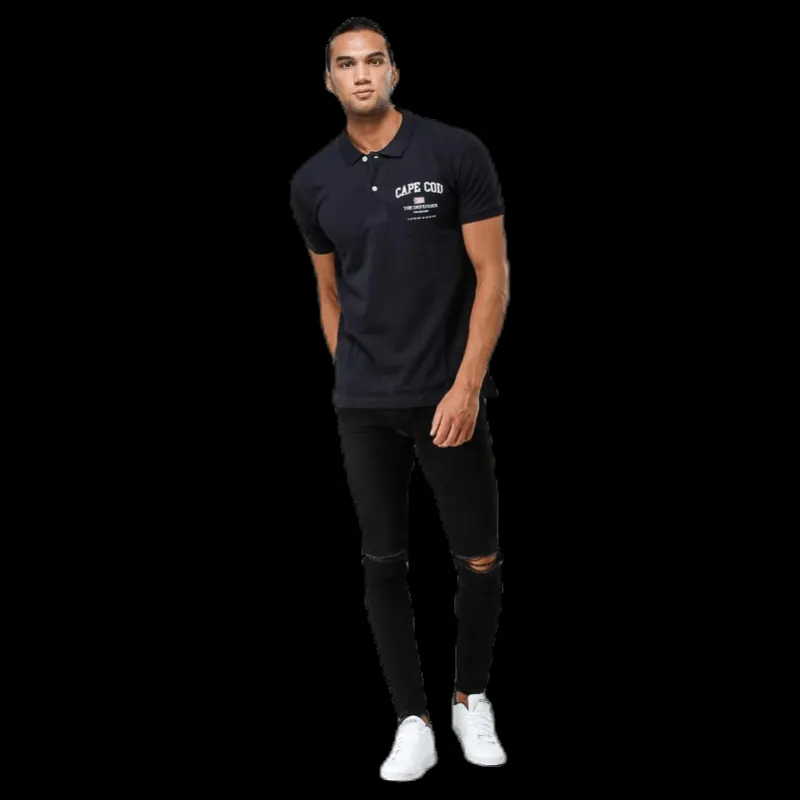 The Defender Erland Polo Blue Blå Discount
