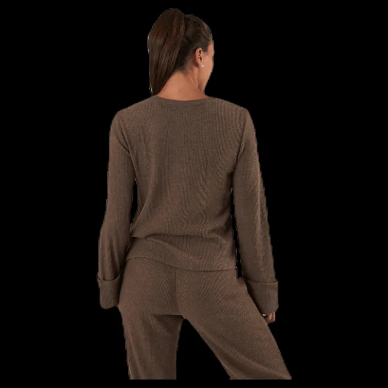 Pieces Ermione Ls Top Beige Online