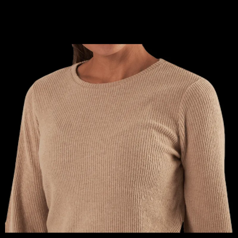 Outlet Pieces Ermione Ls Top White Vit