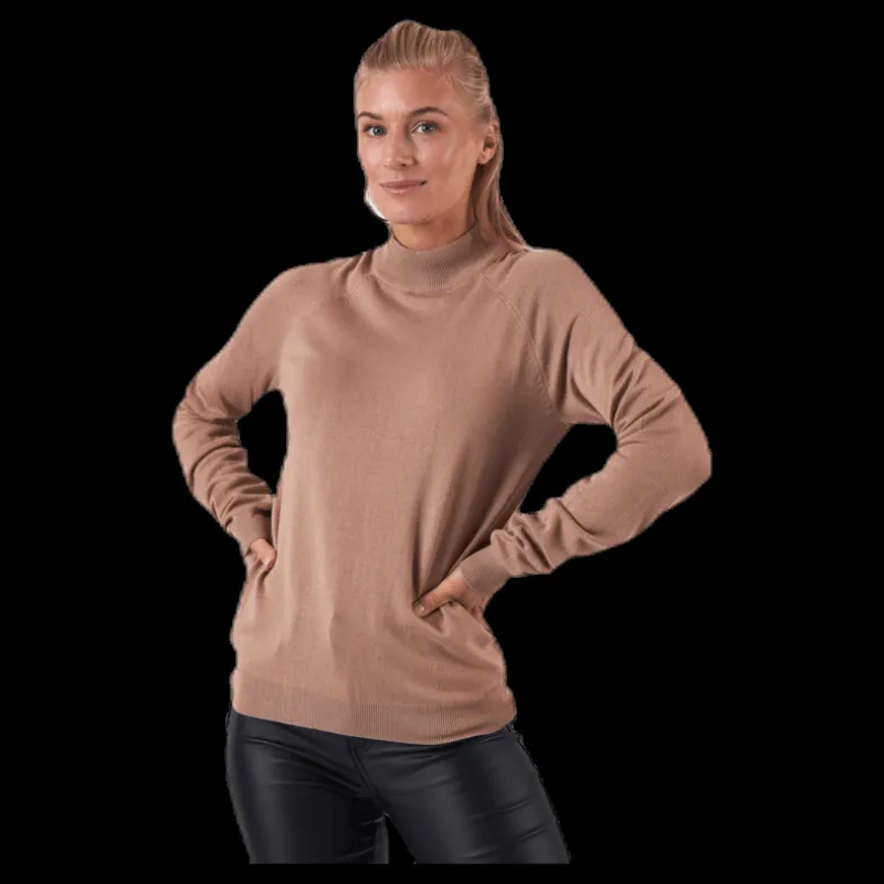 Best Pieces Esera Ls High Neck Knit Beige