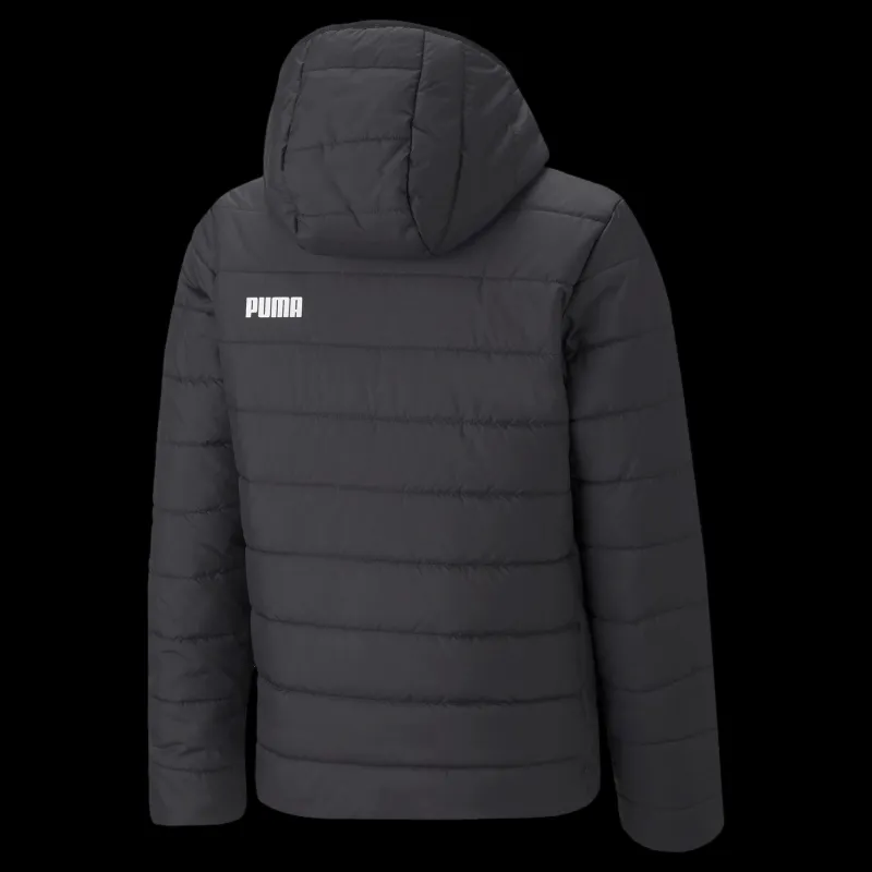 Puma Ess Hooded Padded Jacket Black Svart Sale