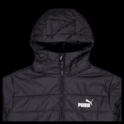 Puma Ess Hooded Padded Jacket Black Svart Online