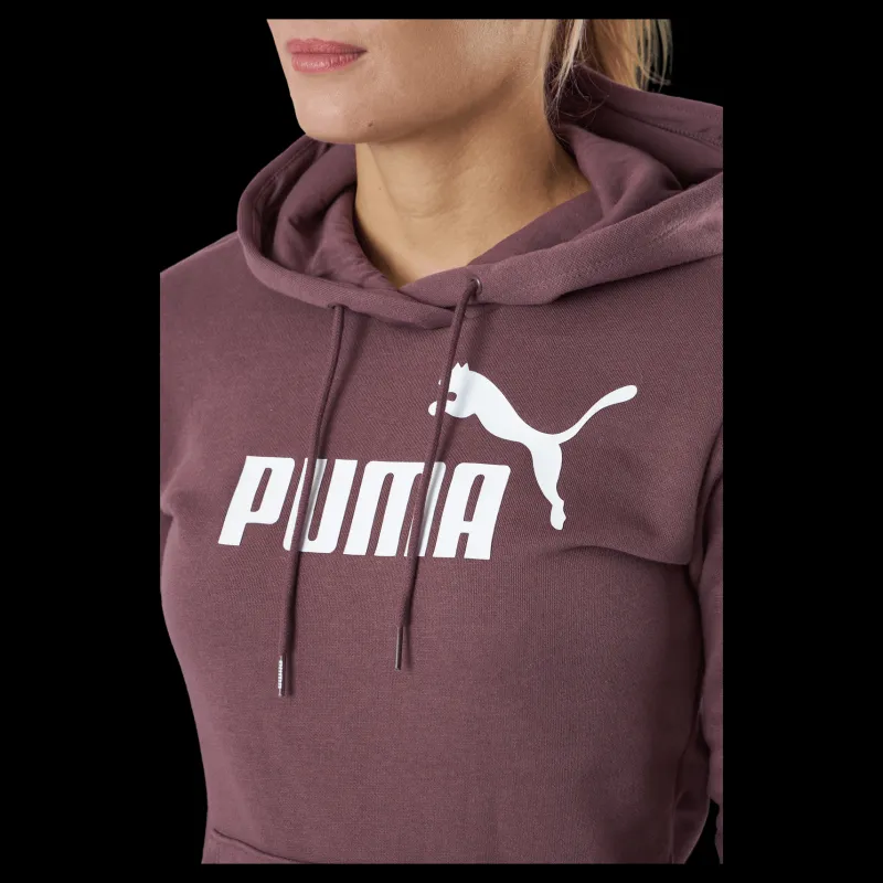 Puma Ess Logo Hoodie Fl (s) Dusty Plum Lila Hot
