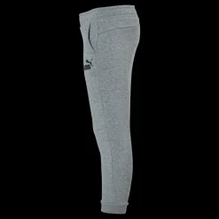 Puma Ess Logo Pants Fl Cl B Medium Gray Heather Grå