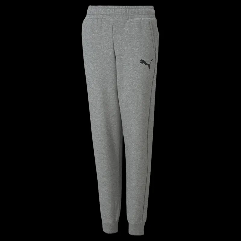 Discount Puma Ess Logo Pants Fl Cl B Medium Gray Heather-cat Grå