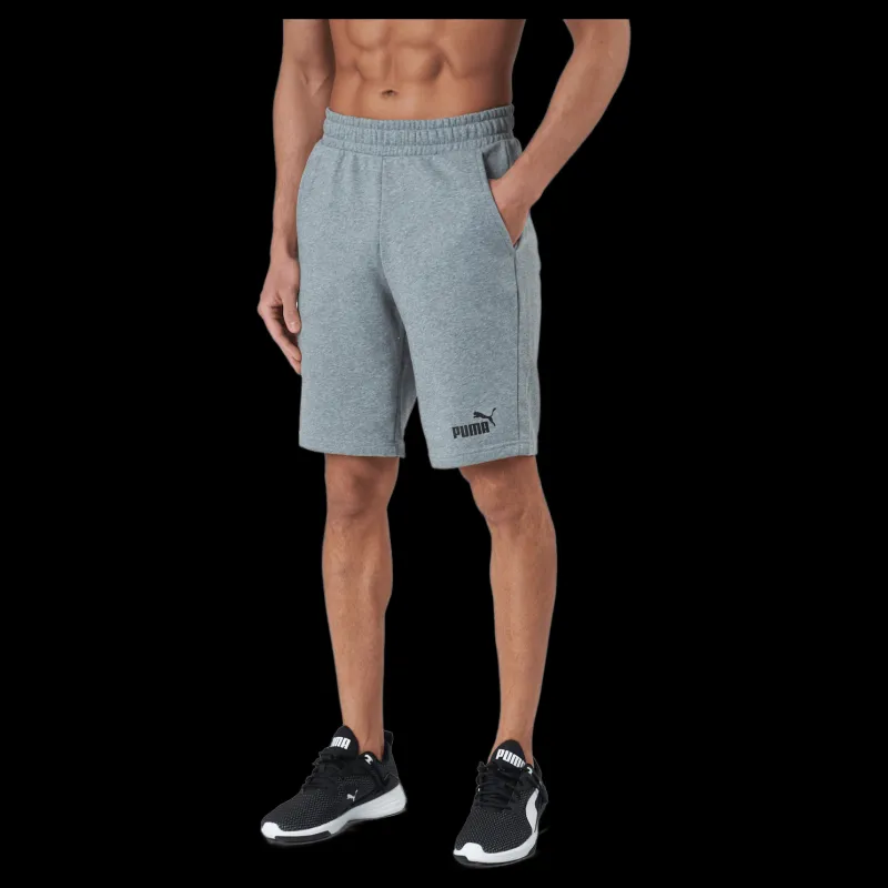 Clearance Puma Ess Shorts 10" Medium Gray Heather Grå