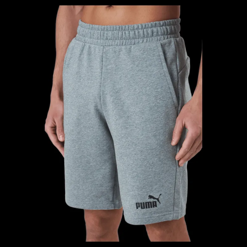 Clearance Puma Ess Shorts 10" Medium Gray Heather Grå