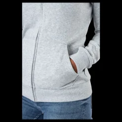 Puma Ess Small Logo Full-zip Hoodie Black Cat Grå Outlet
