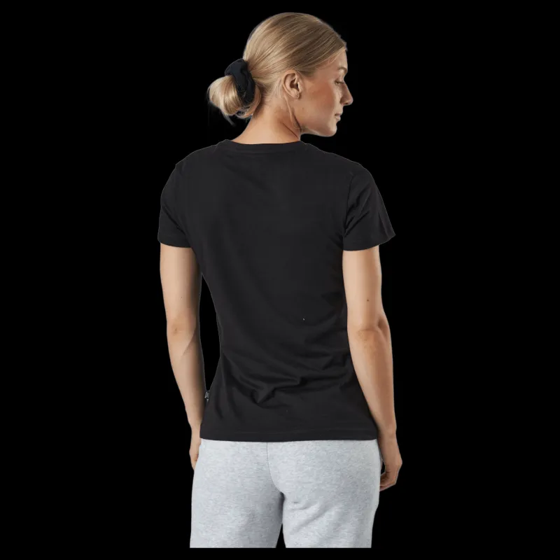 Puma Ess Small Logo Tee Black-cat Svart Discount