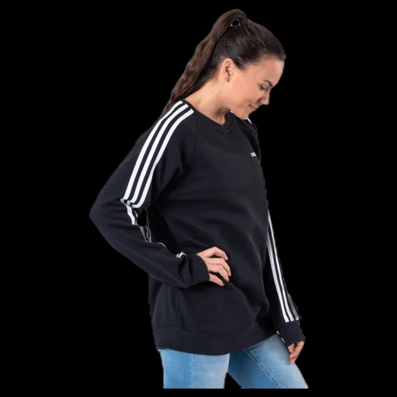 Hot adidas Essential Bf Crew White/Black Svart