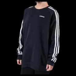 Hot adidas Essential Bf Crew White/Black Svart