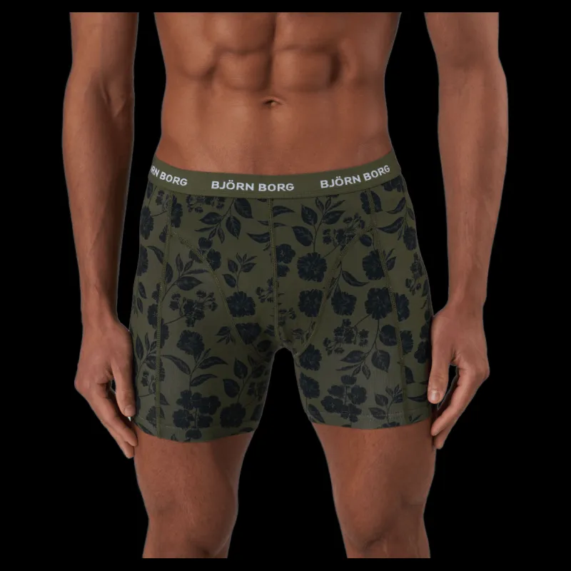 Clearance Björn Borg Essential Boxer 3p Multipack 4 Grön