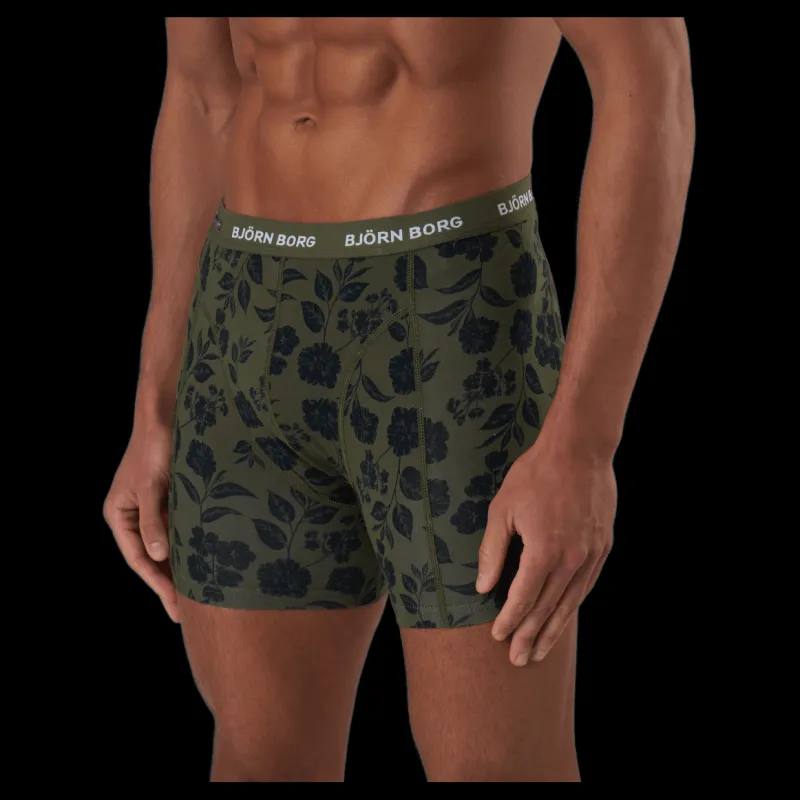 Clearance Björn Borg Essential Boxer 3p Multipack 4 Grön