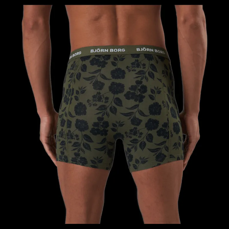 Clearance Björn Borg Essential Boxer 3p Multipack 4 Grön