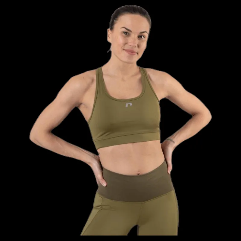 Best Newline Essential Bra Top Green Grön