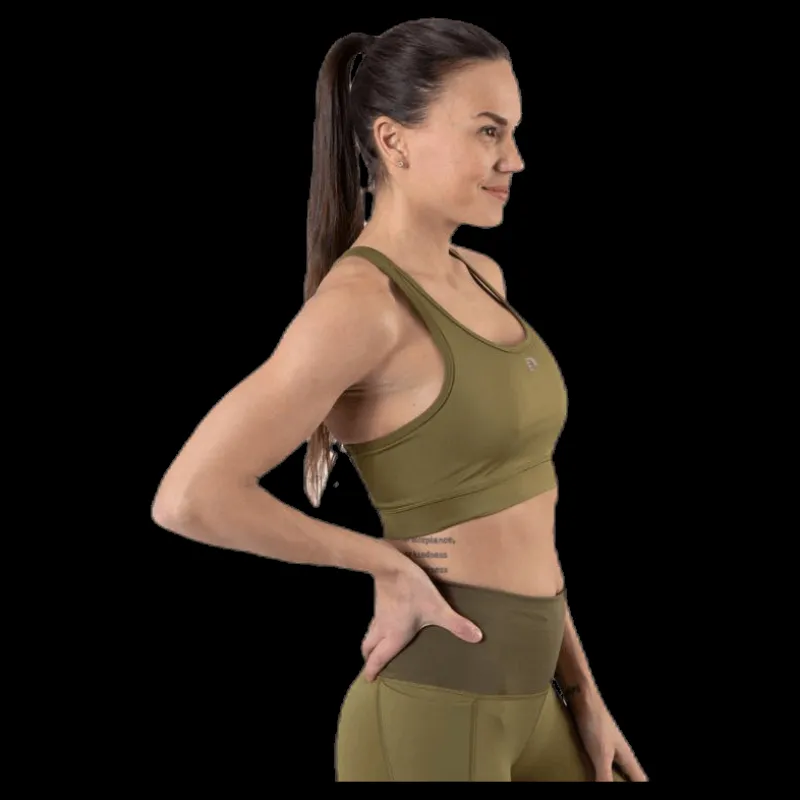 Best Newline Essential Bra Top Green Grön