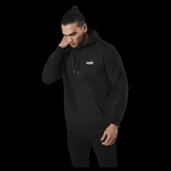 Puma Essential Embroidery Logo Hoodie Fl Black Svart Online