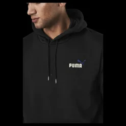 Puma Essential Embroidery Logo Hoodie Fl Black Svart Online