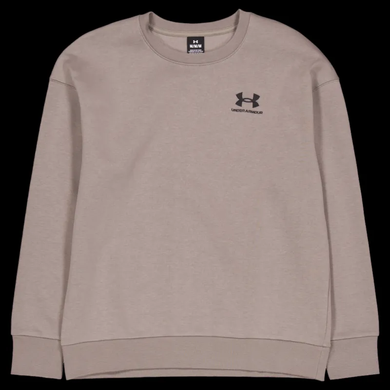 Under Armour Essential Fleece Crew Brown Beige